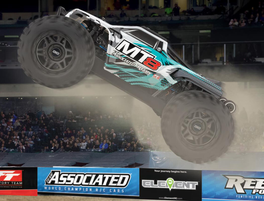 TEAM ASSOCIATED RIVAL MT8 TEAL RTR TRUCK BRUSHLESS 4-6S RATED