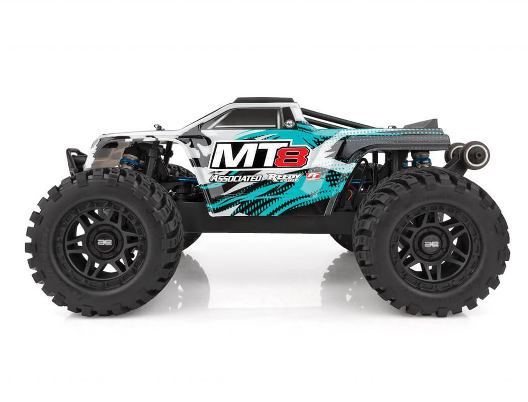 TEAM ASSOCIATED RIVAL MT8 TEAL RTR TRUCK BRUSHLESS 4-6S RATED