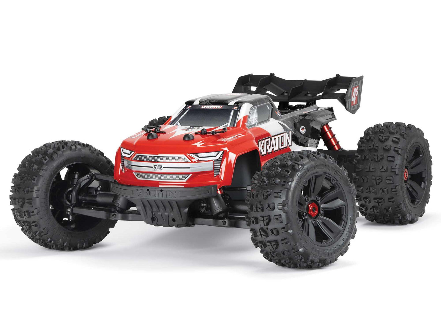 Arrma 1/10 Kraton 4X4 4S V2 BLX Speed Monster Truck RTR - Red