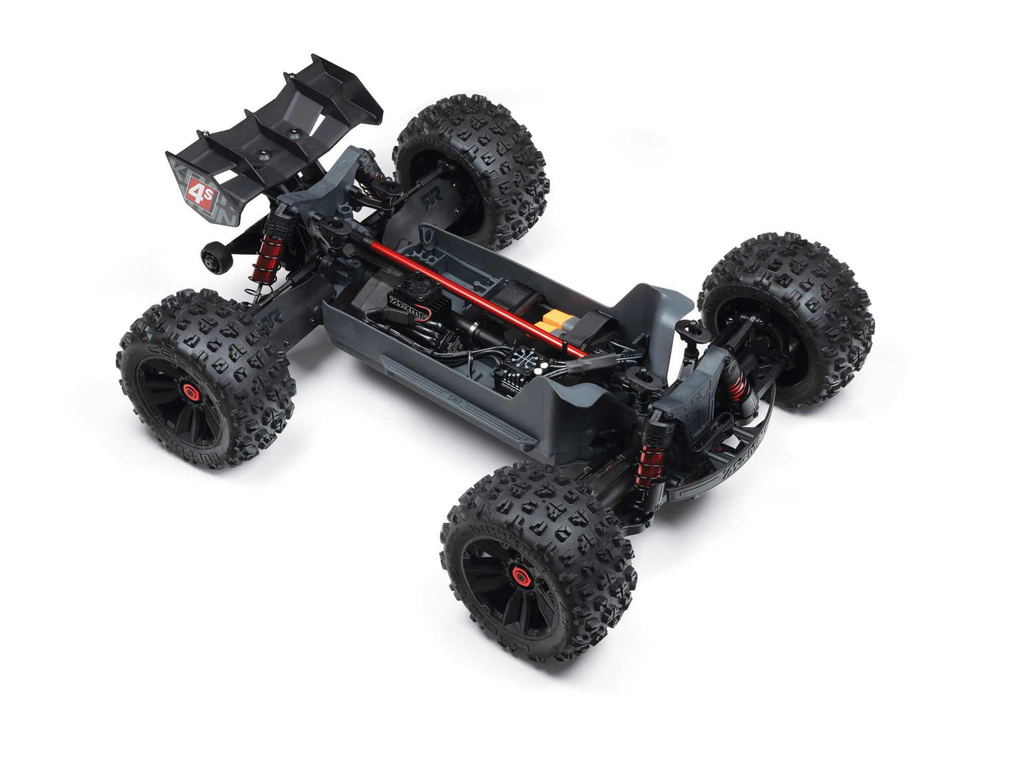 Arrma 1/10 Kraton 4X4 4S V2 BLX Speed Monster Truck RTR - Red