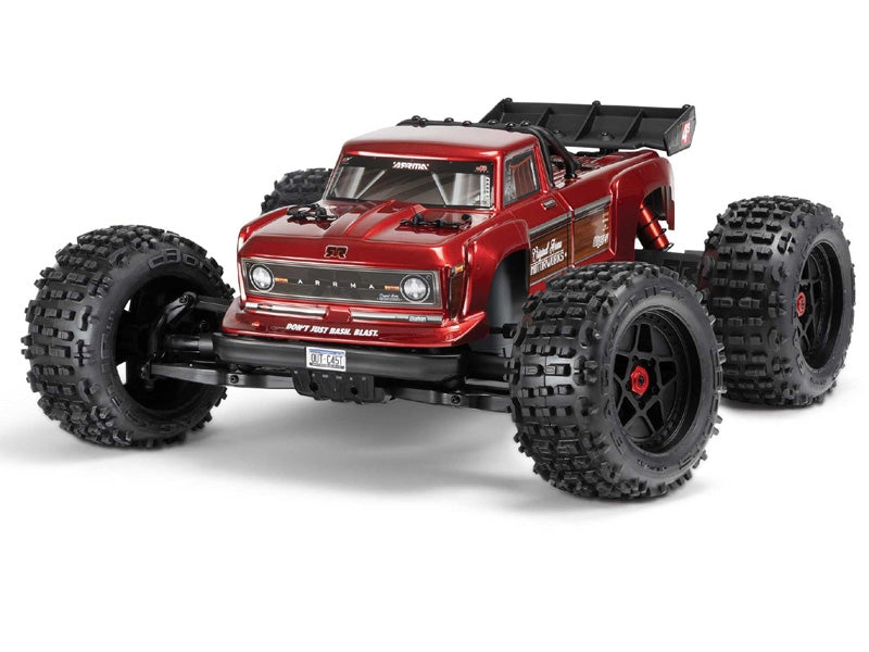 Arrma 1/10 OUTCAST 4X4 4S V2 BLX Stunt Truck RTR - Red