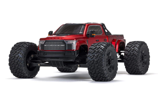 ARRMA BIG ROCK 6S 1/7 4x4 BLX Monster Truck RTR, Red