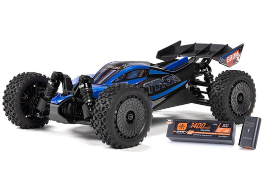 Arrma 1/18 TYPHON GROM 223S BLX 4X4 with Batt/Charger Blue #C-ARA2306ST2