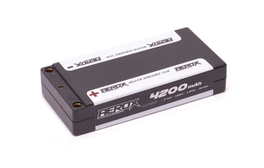 AEROX ELITE LIPO 4200MAH SHORTY 7.4V 130C 18.5MM #AX050