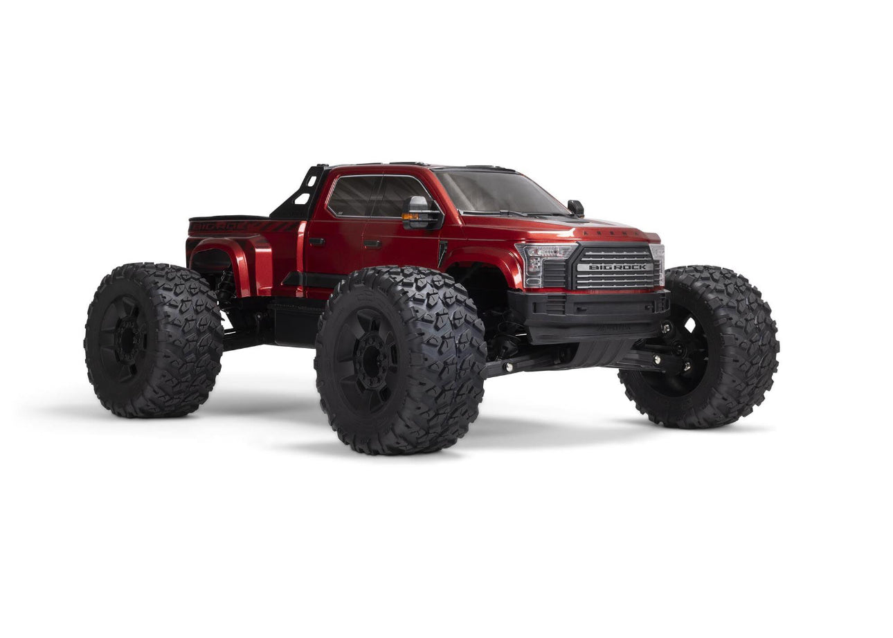 ARRMA BIG ROCK 6S 1/7 4x4 BLX Monster Truck RTR, Red