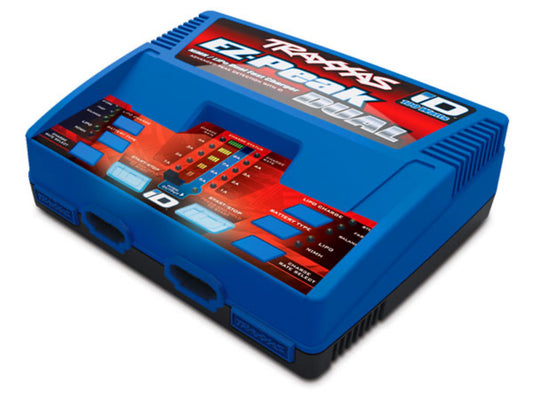 Traxxas EZ-Peak Dual 8 Amp 100 Watt NiMH/LiPo Charger with iD Auto Battery Identification - TRX2972TX