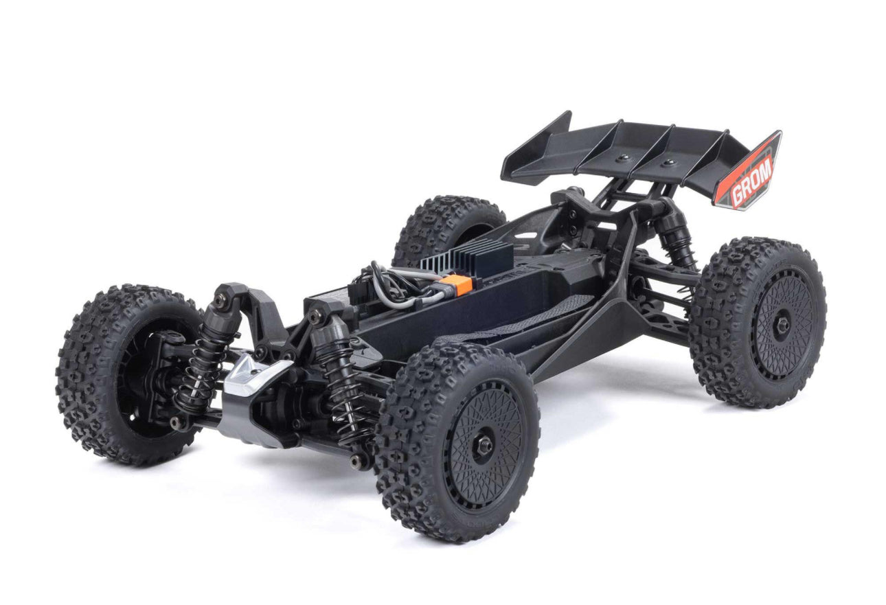 1/18 ARRMA Typhon GROM 4wd Smart RTR w/Lipo Batt/USB Chg Red/White