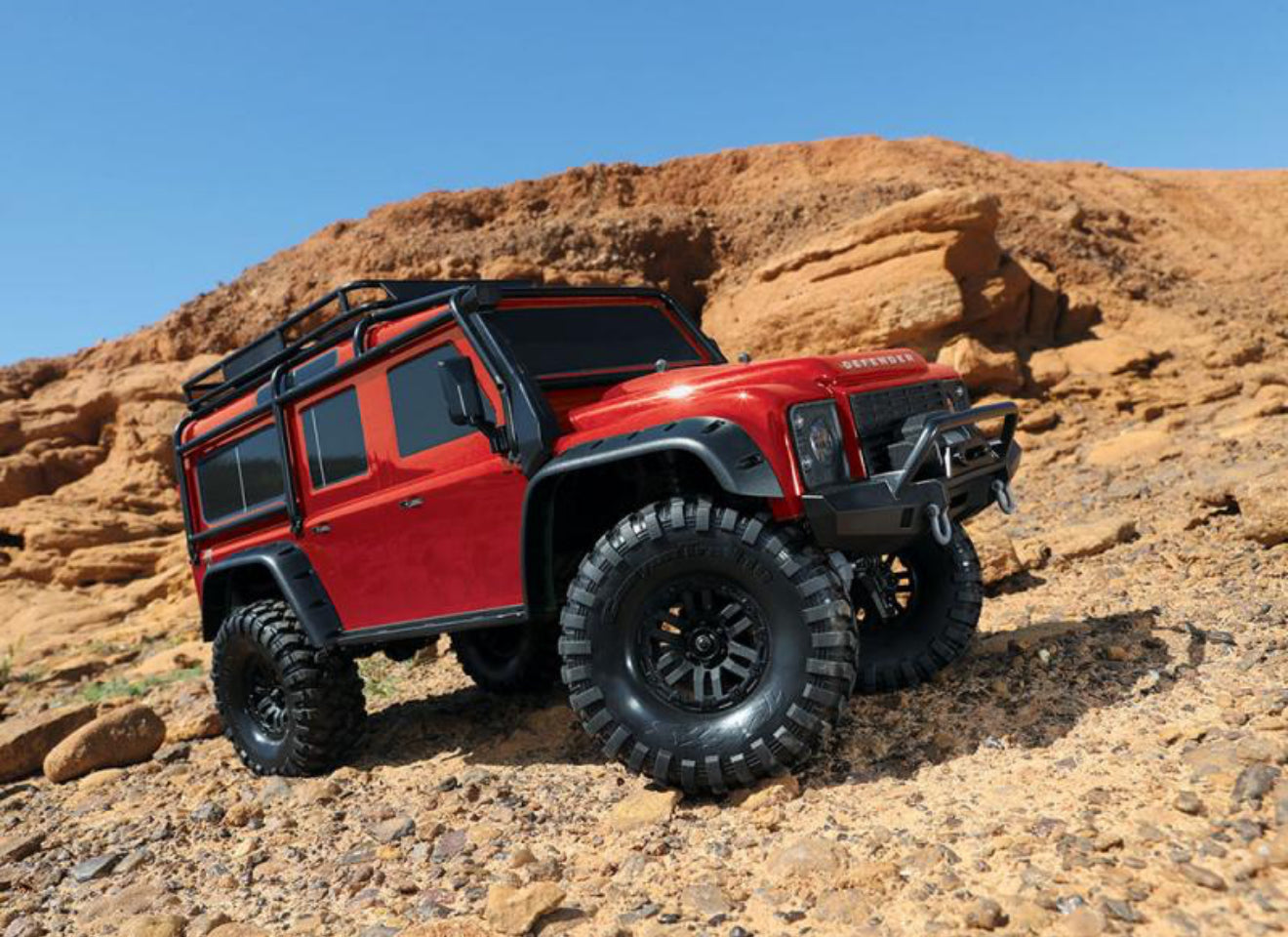 Traxxas TRX-4 Land Rover Defender 110 - Red #TRX82056-4-RED