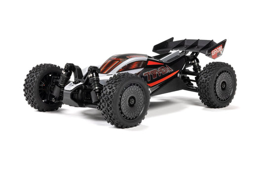 Arrma 1/18 TYPHON GROM 223S BLX 4X4 Buggy (No Batt/Charg) Silver #C-ARA2306T1