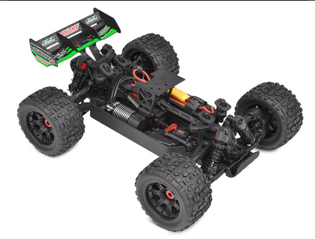 CORALLY PUNISHER 4 BRUSHLESS 4S BASHER TRUCK RTR - GREEN #C-00292-G