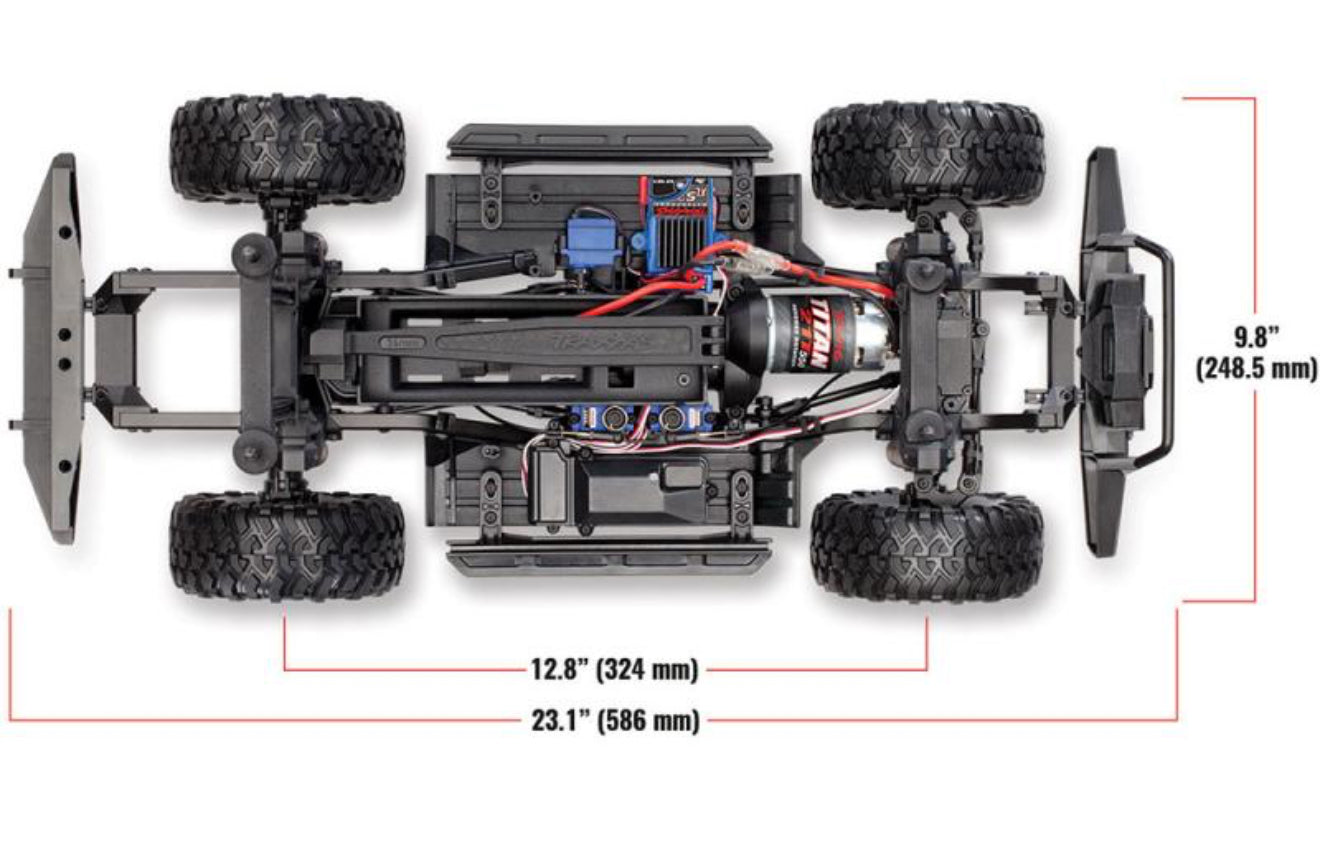 Traxxas TRX-4 Land Rover Defender 110 - Red #TRX82056-4-RED