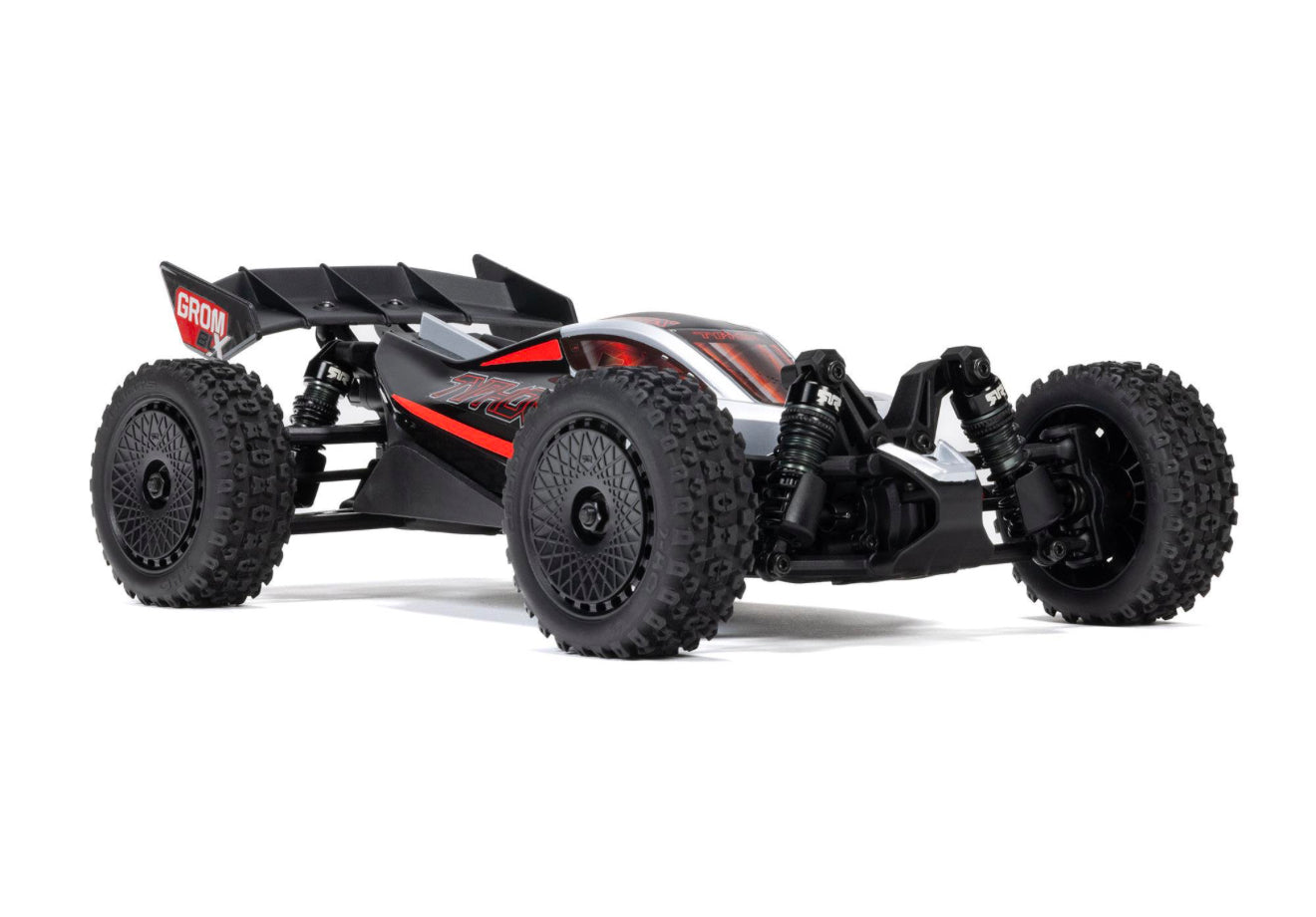 Arrma 1/18 TYPHON GROM 223S BLX 4X4 Buggy (No Batt/Charg) Silver #C-ARA2306T1