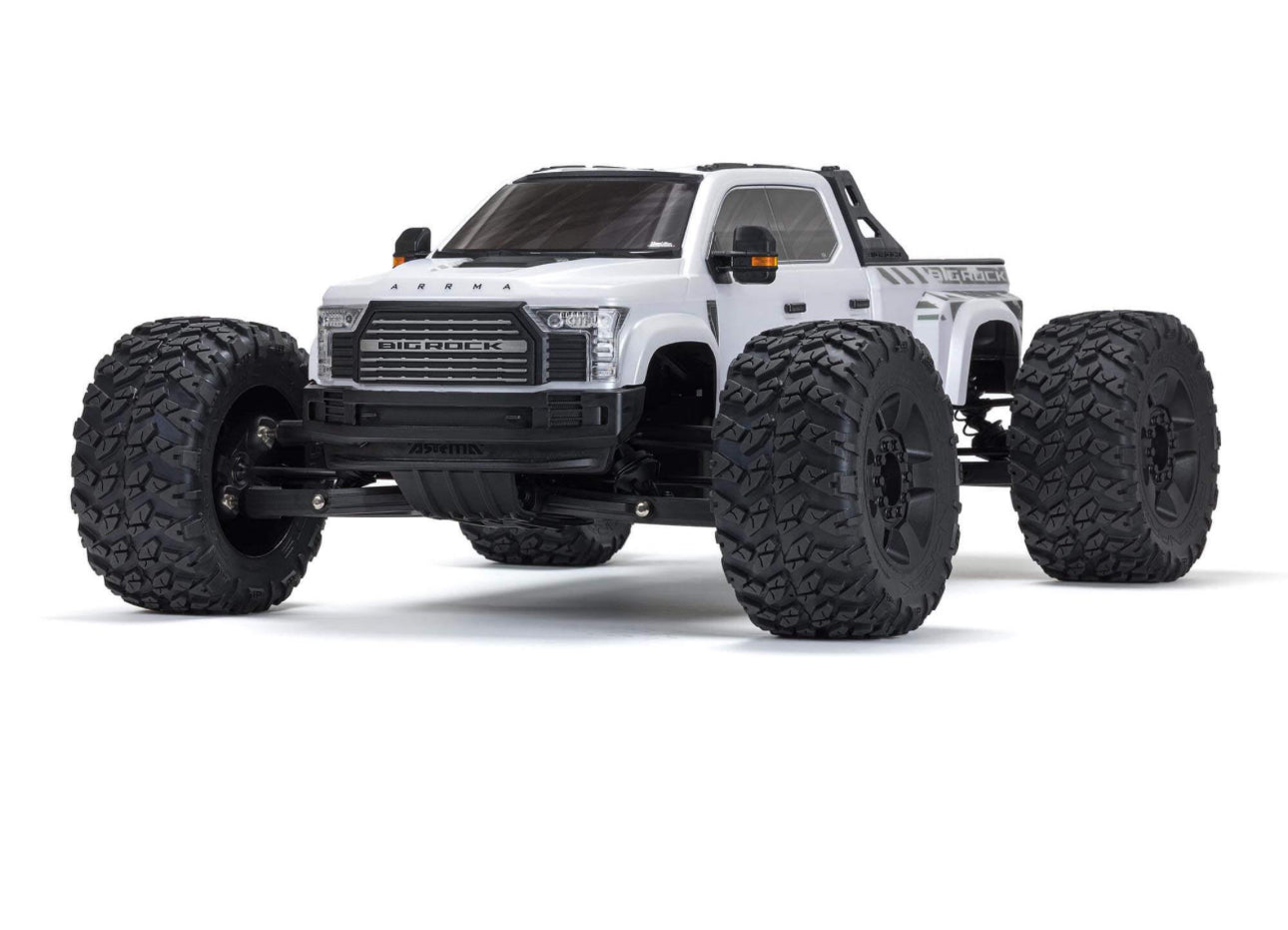 ARRMA BIG ROCK 6S 1/7 4x4 BLX Monster Truck RTR, White