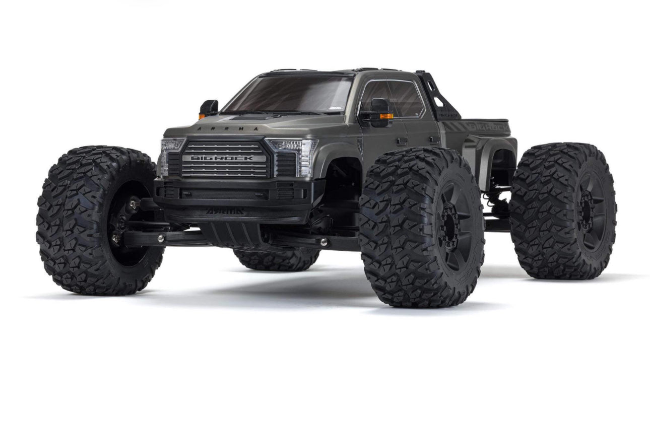 ARRMA BIG ROCK 6S 1/7 4x4 BLX Monster Truck RTR, Gunmetal