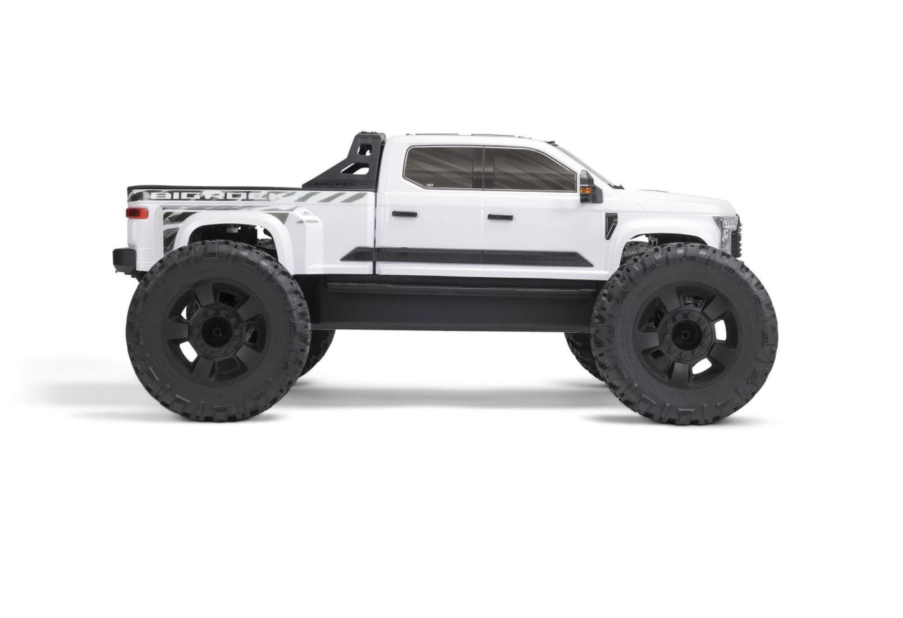 ARRMA BIG ROCK 6S 1/7 4x4 BLX Monster Truck RTR, White