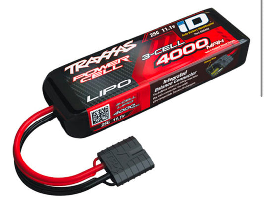 Traxxas 4000mah 11.1v 3-Cell 25C LiPo ID Battery - TRX2849X