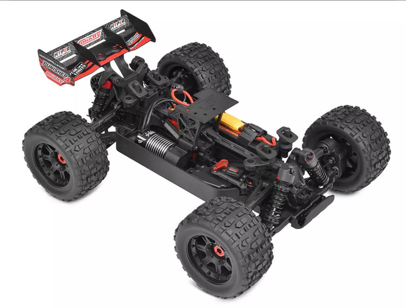 CORALLY PUNISHER 4 BRUSHLESS 4S BASHER TRUCK RTR - RED #C-00292-R