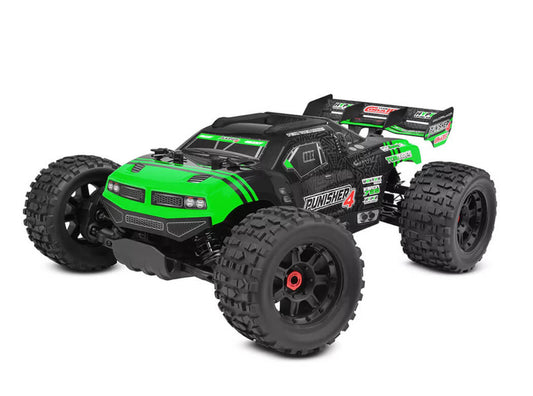 CORALLY PUNISHER 4 BRUSHLESS 4S BASHER TRUCK RTR - GREEN #C-00292-G