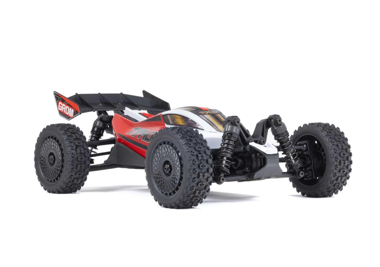 1/18 ARRMA Typhon GROM 4wd Smart RTR w/Lipo Batt/USB Chg Red/White