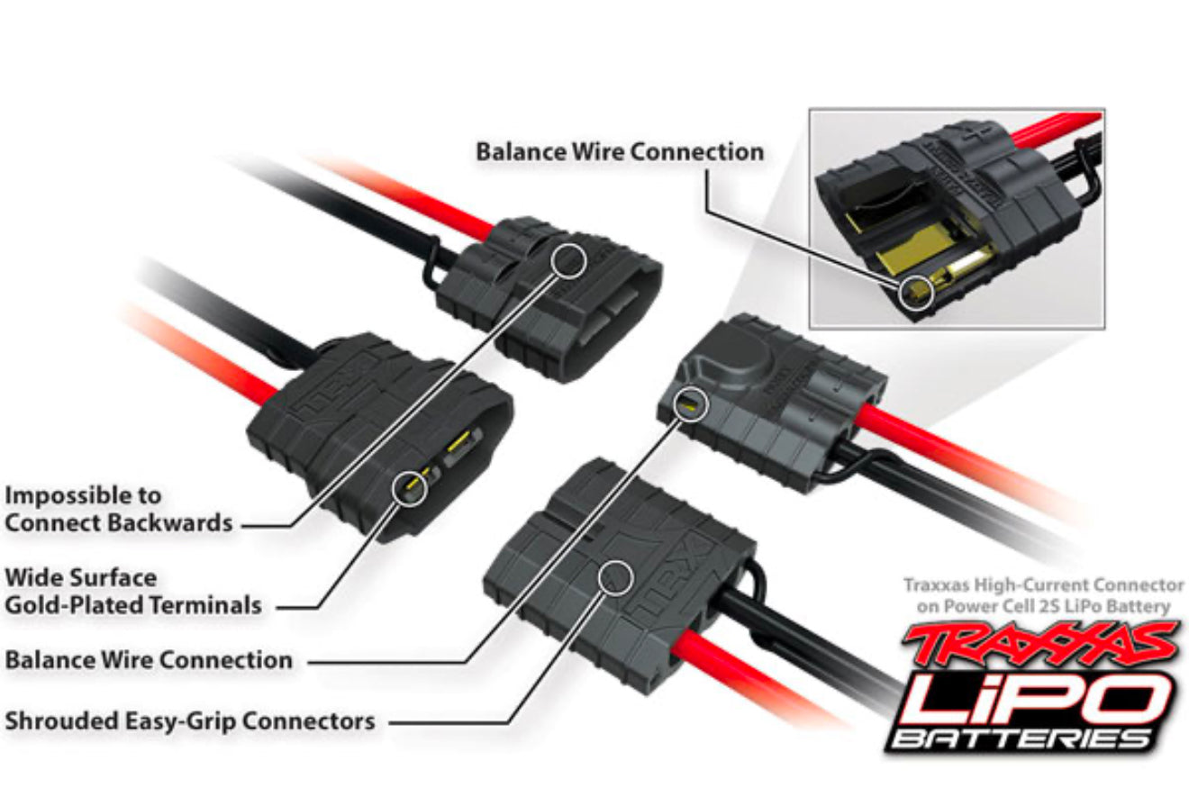 Traxxas 7600mah 7.4v 2-Cell 25C Lipo iD Battery - TRX2869X