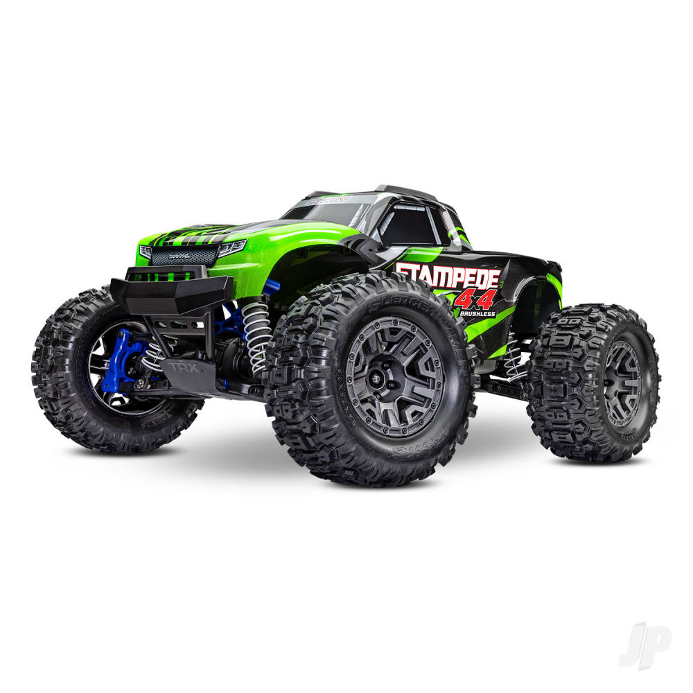 Traxxas Stampede 4X4 BL-2S 1:10 4WD RTR Brushless Electric Monster Truck, Green