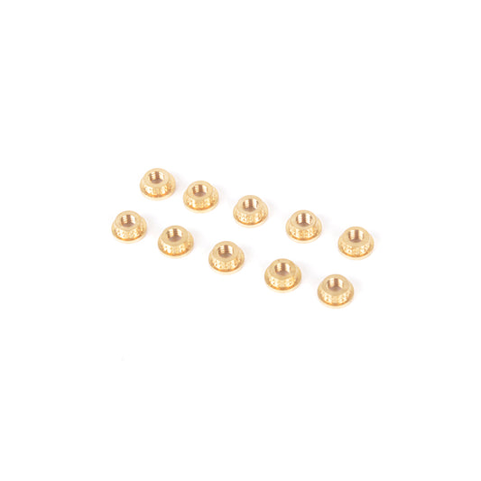 M3 Brass Inserts - pk10