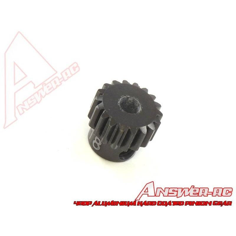 18t Answer-RC Aluminium Hard Coated 48DP Pinion Gear