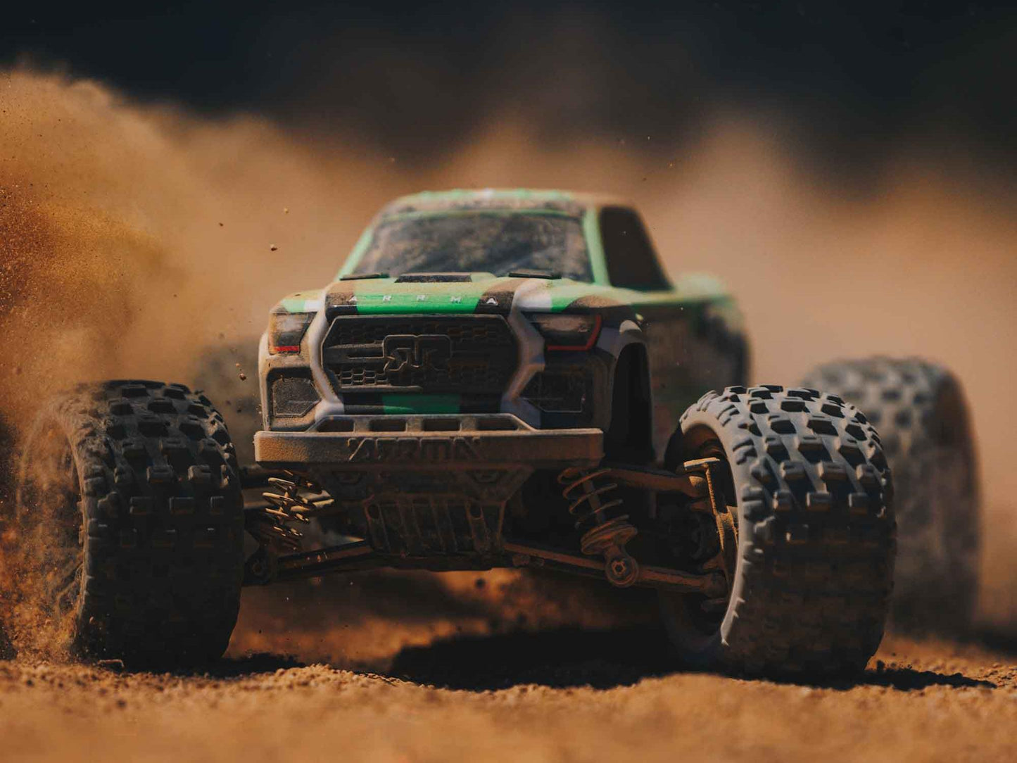 Granite GROM 4wd MT 1/18 RTR Mega w/Lipo Batt/USB Chg Green