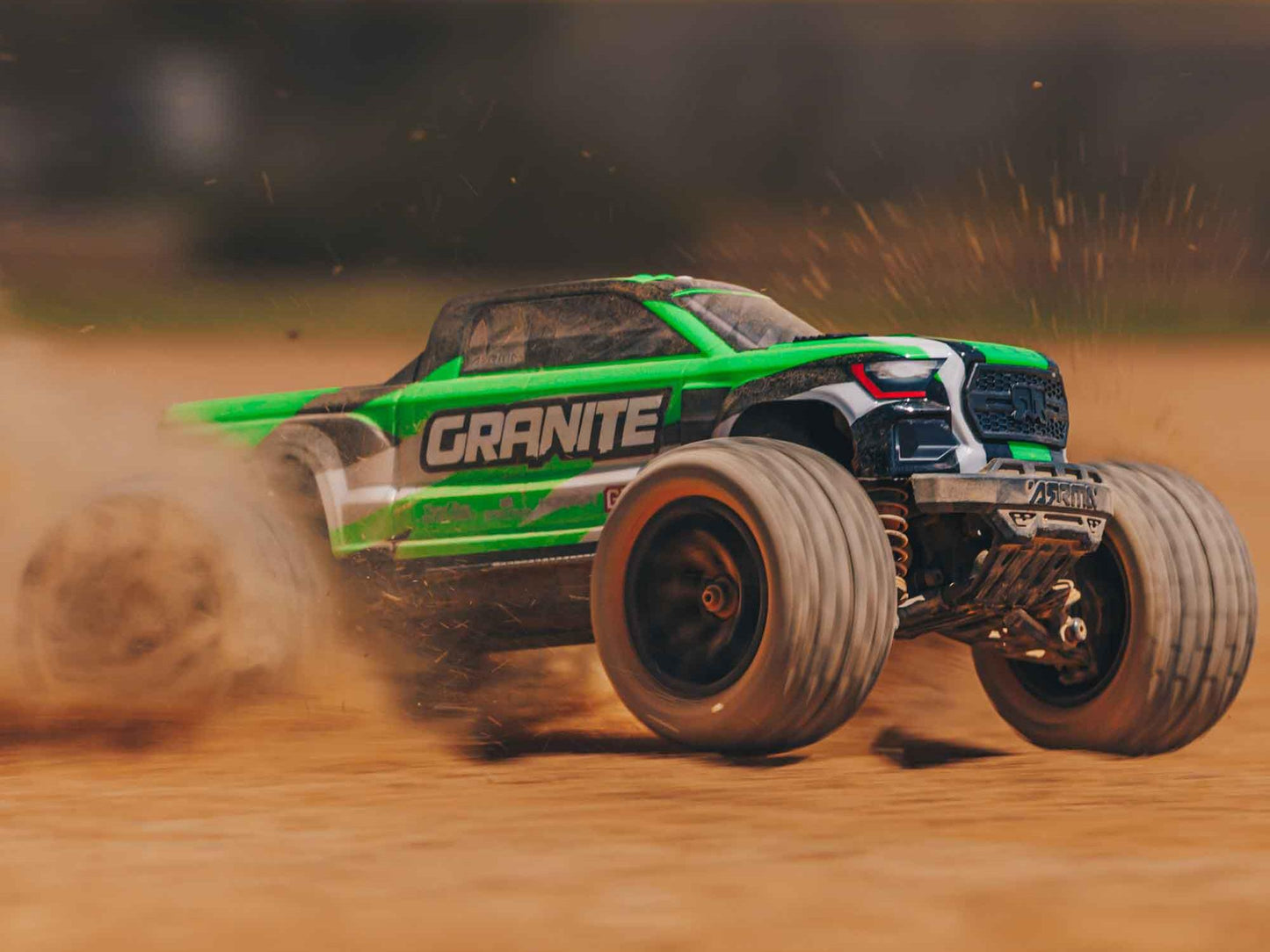 Granite GROM 4wd MT 1/18 RTR Mega w/Lipo Batt/USB Chg Green