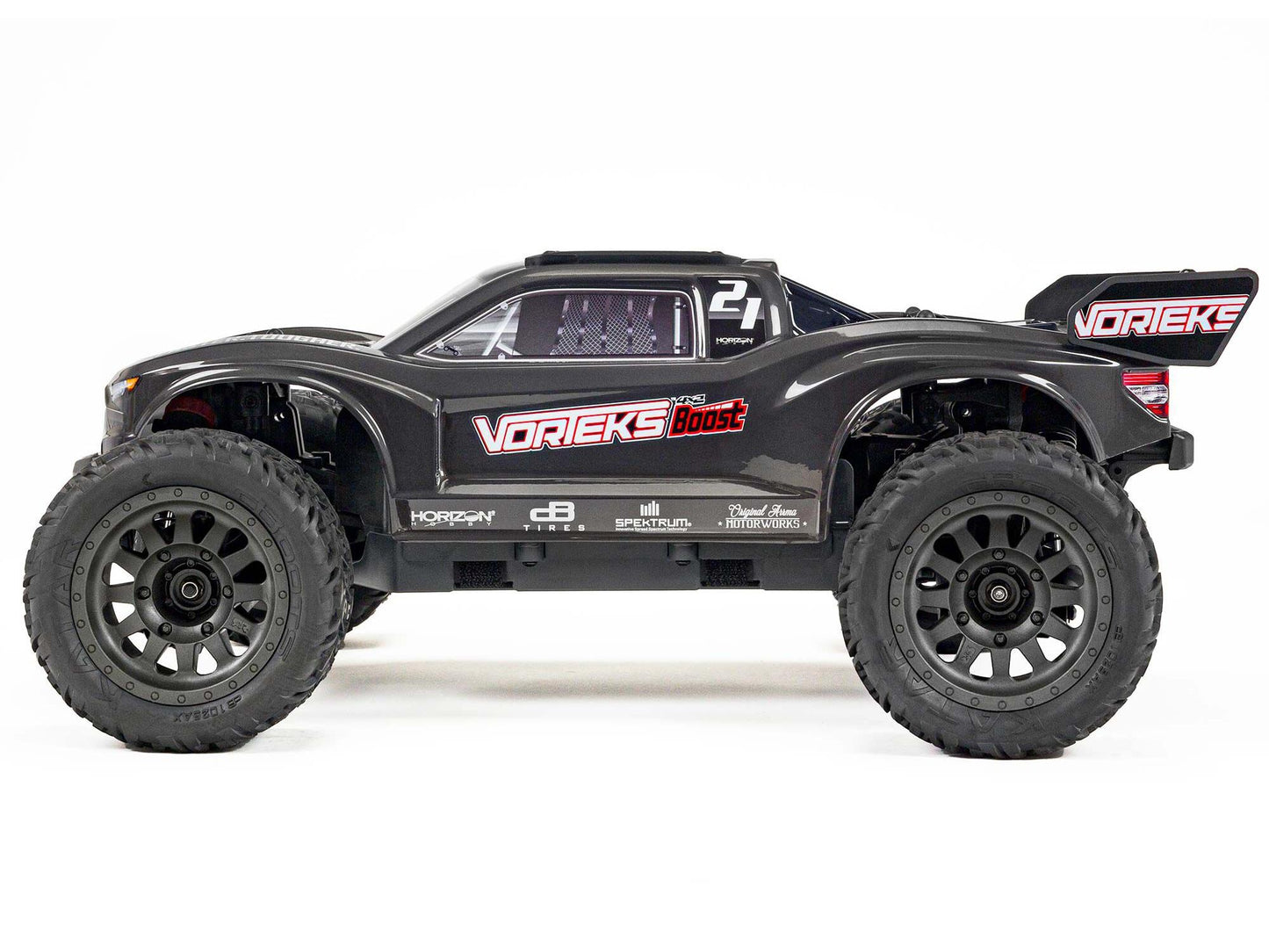 Vorteks Boost 4X2 ST 1/10 RTR Mega w/8.4v Batt/ Chg Gunmetal