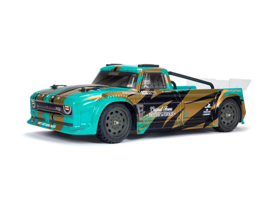 Infraction 4X4 1/8 MEGA Resto-Mod Truck RTR Int, Teal/Bronze