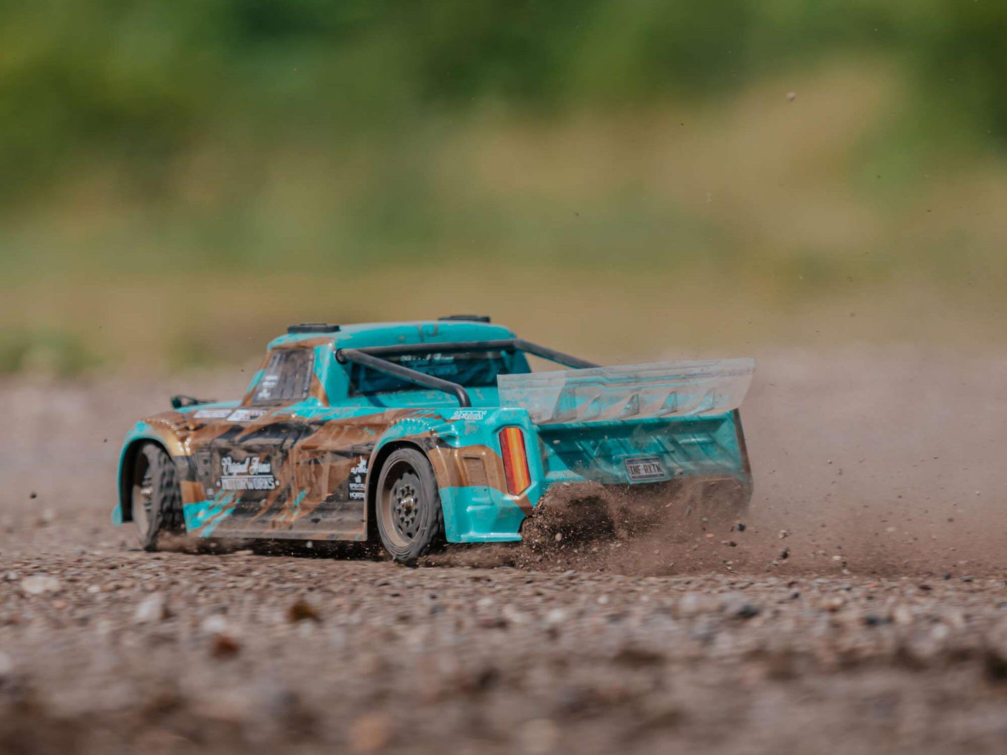 Infraction 4X4 1/8 MEGA Resto-Mod Truck RTR Int, Teal/Bronze