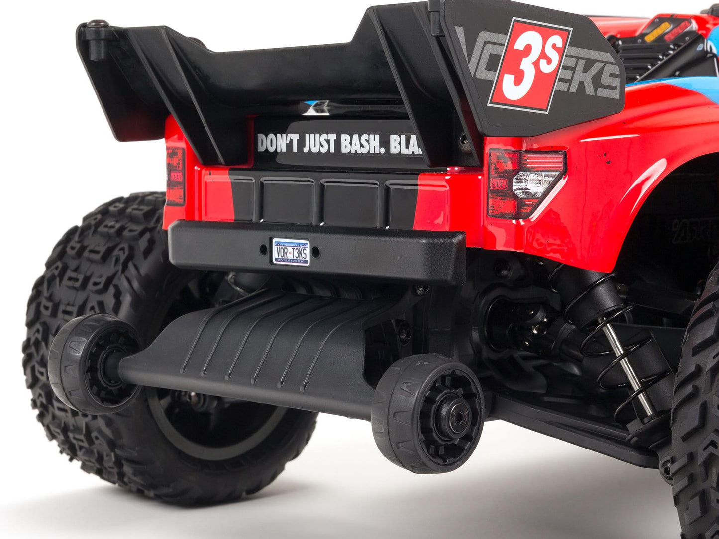 Arrma Vorteks 4X4 3S BLX 1/10 Stadium Truck RTR, Red