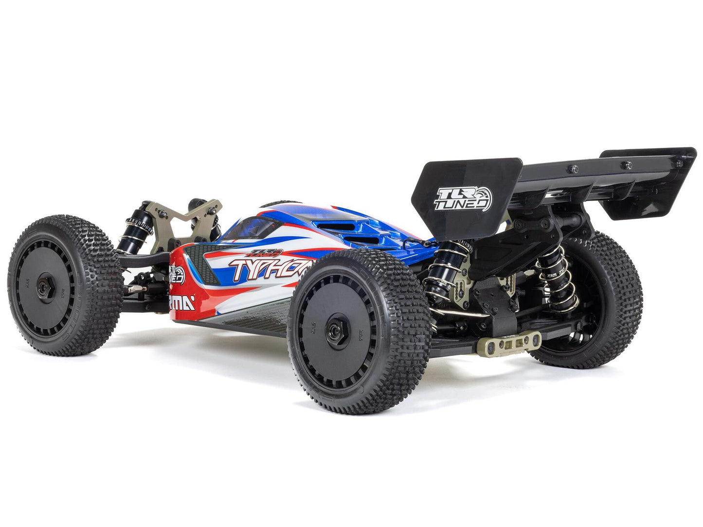1/8 TLR Tuned Typhon 6S 4WD BLX Buggy RTR, Red/Blue