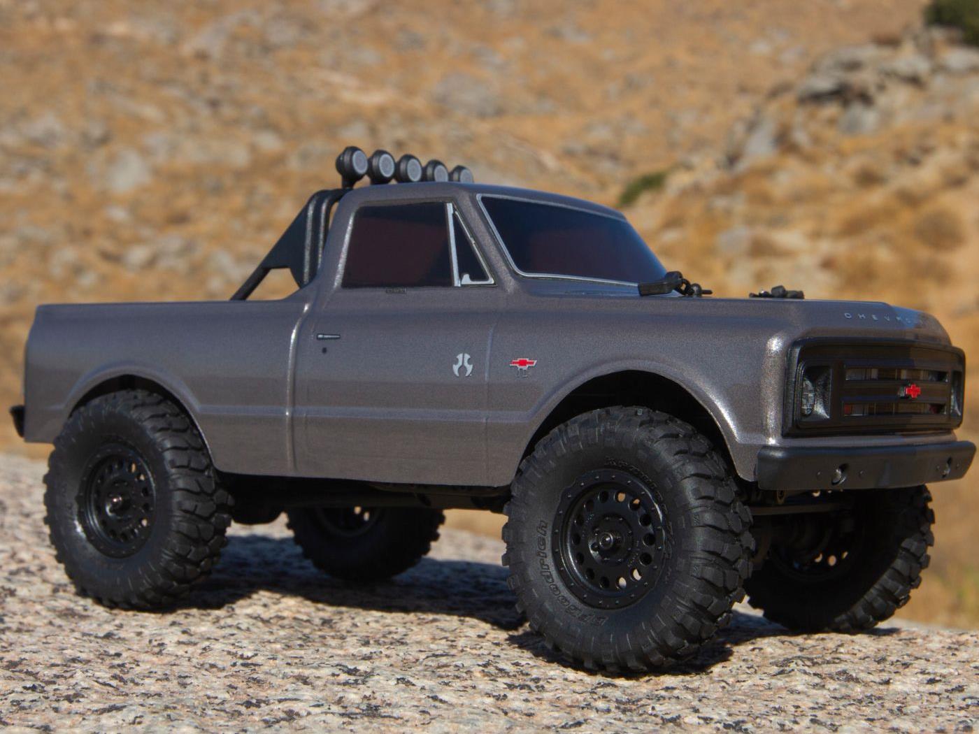 SCX24 1967 Chevrolet C10 1/24 4WD-RTR, Silver