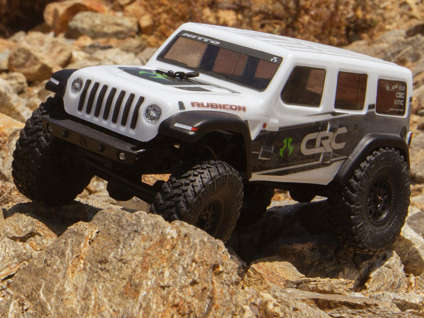 SCX24 2019 Jeep Wrangler JLU CRC 1/24 4WD RTR Wht