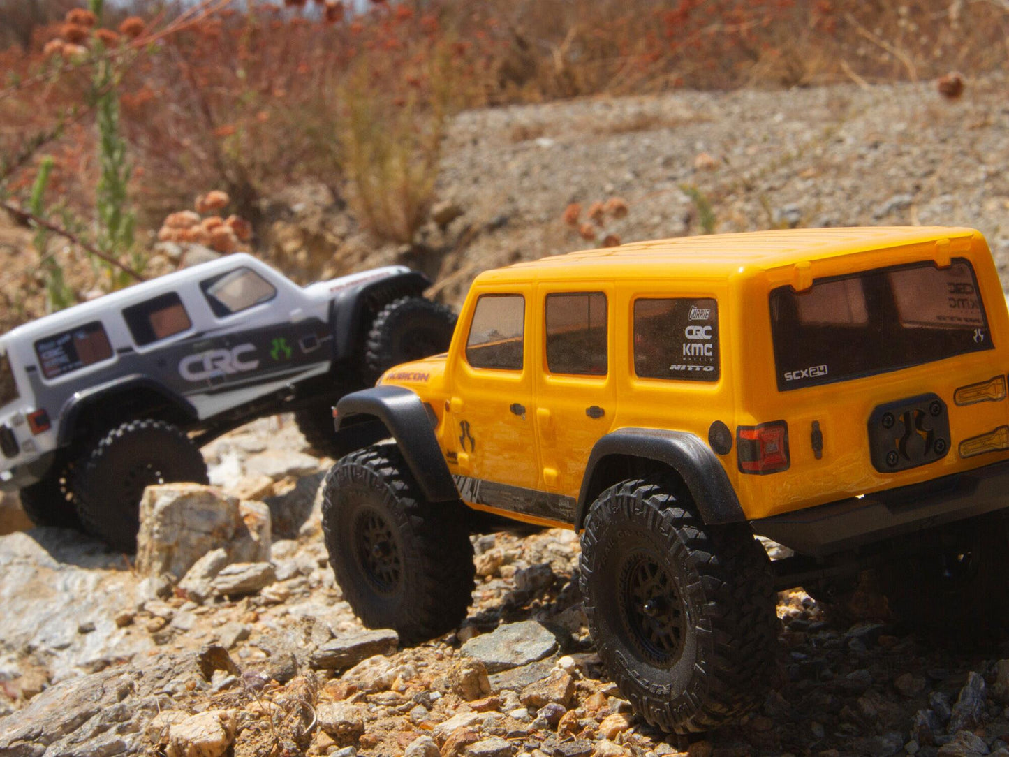 SCX24 2019 Jeep Wrangler JLU CRC 1/24 4WD-RTR Yel