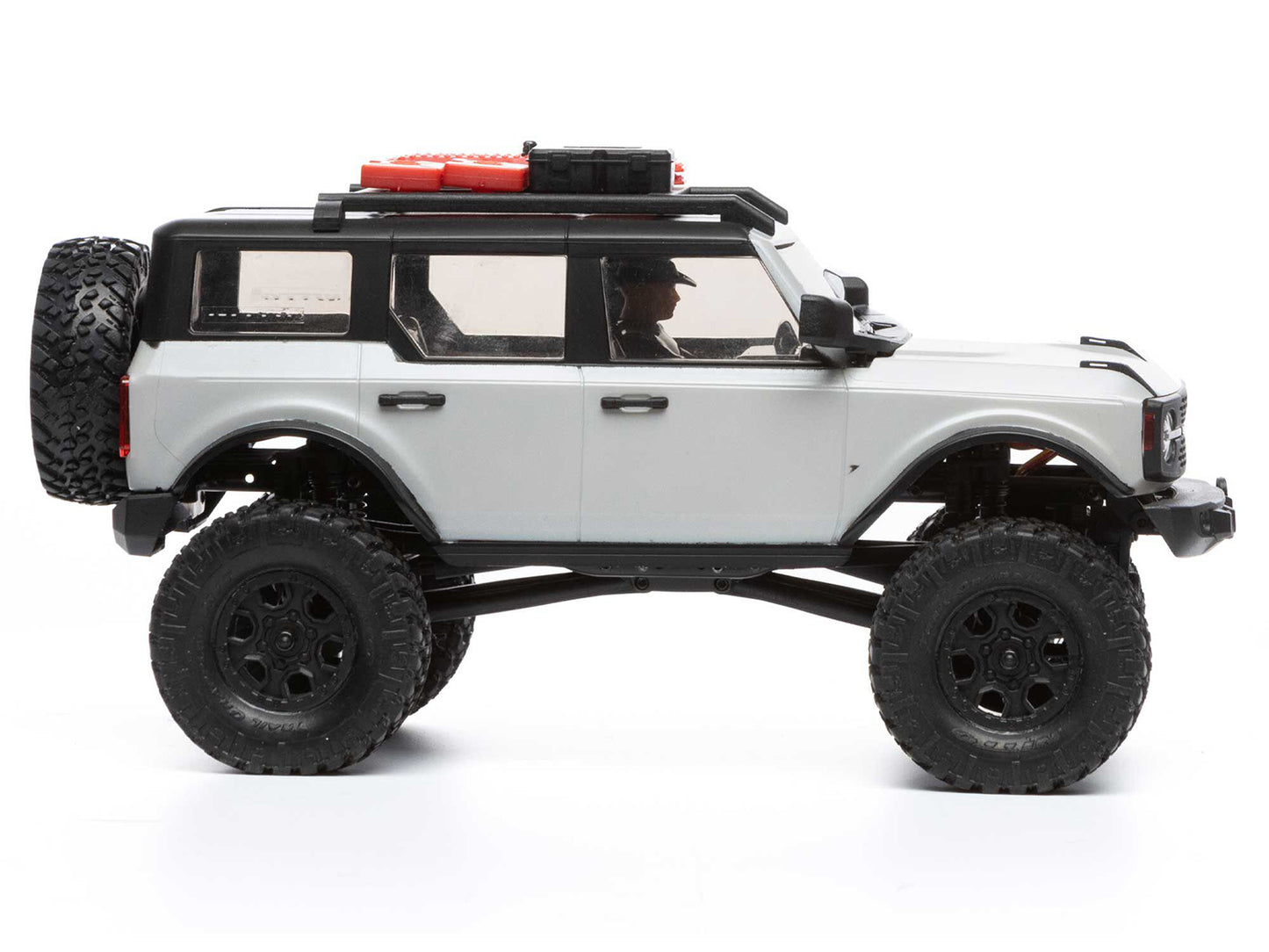 1/24 SCX24 2021 Ford Bronco 4WD Truck Brushed RTR, Grey