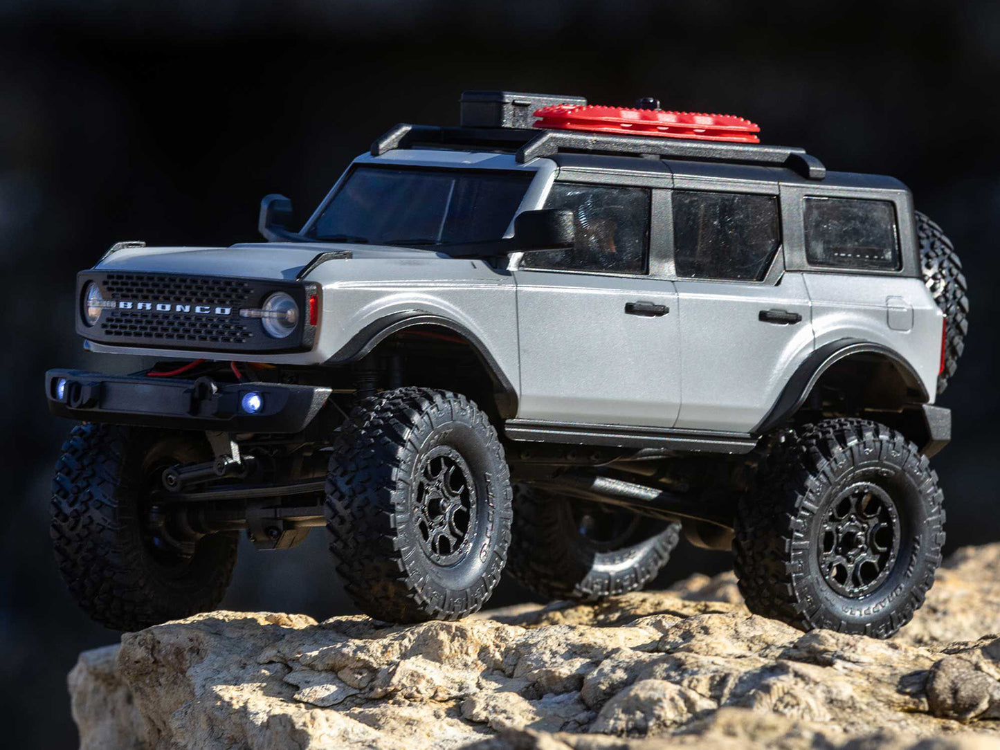 1/24 SCX24 2021 Ford Bronco 4WD Truck Brushed RTR, Grey