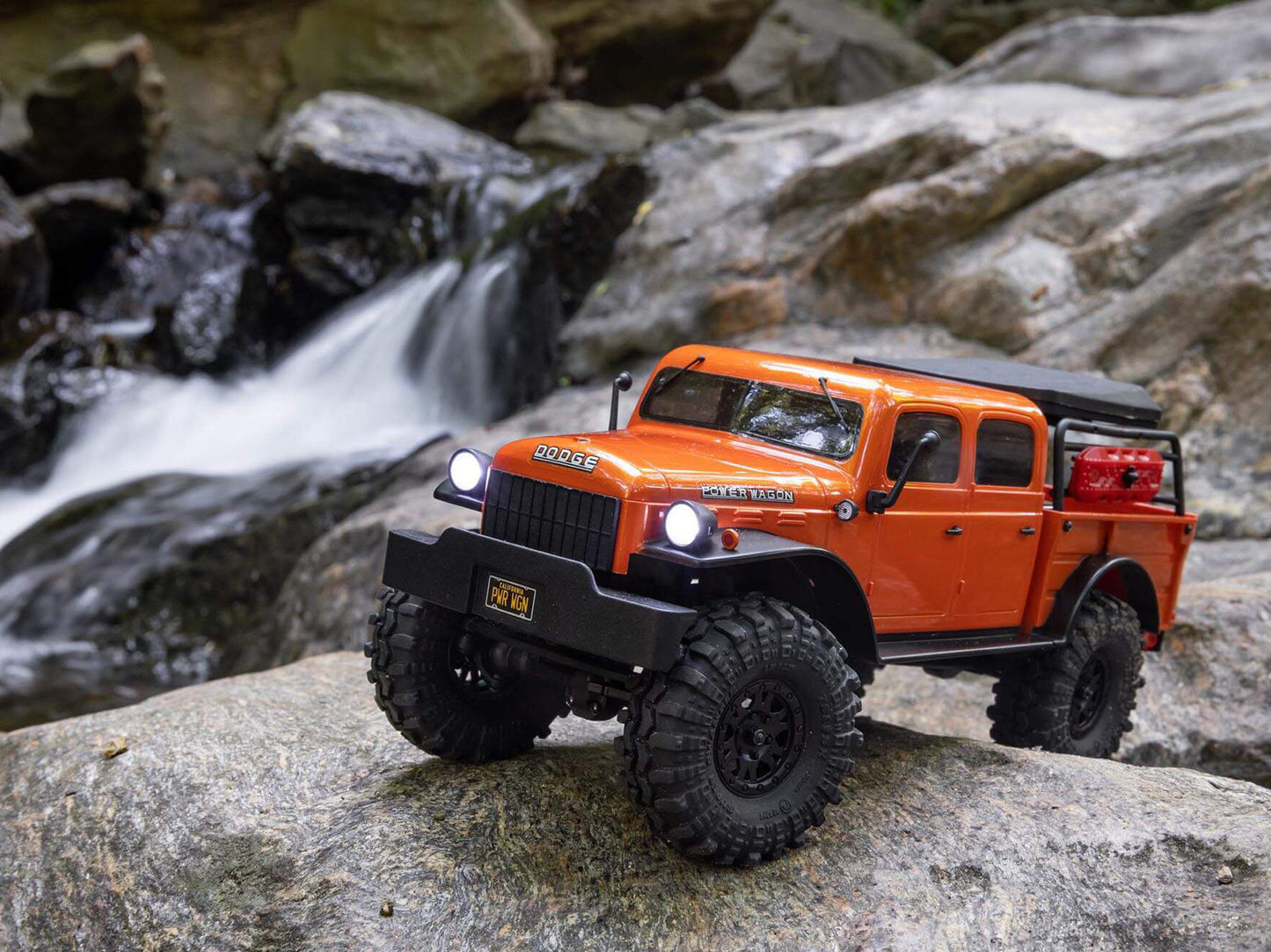 1/24 SCX24 Dodge Power Wagon 4WD Rock Crawler RTR, Orange