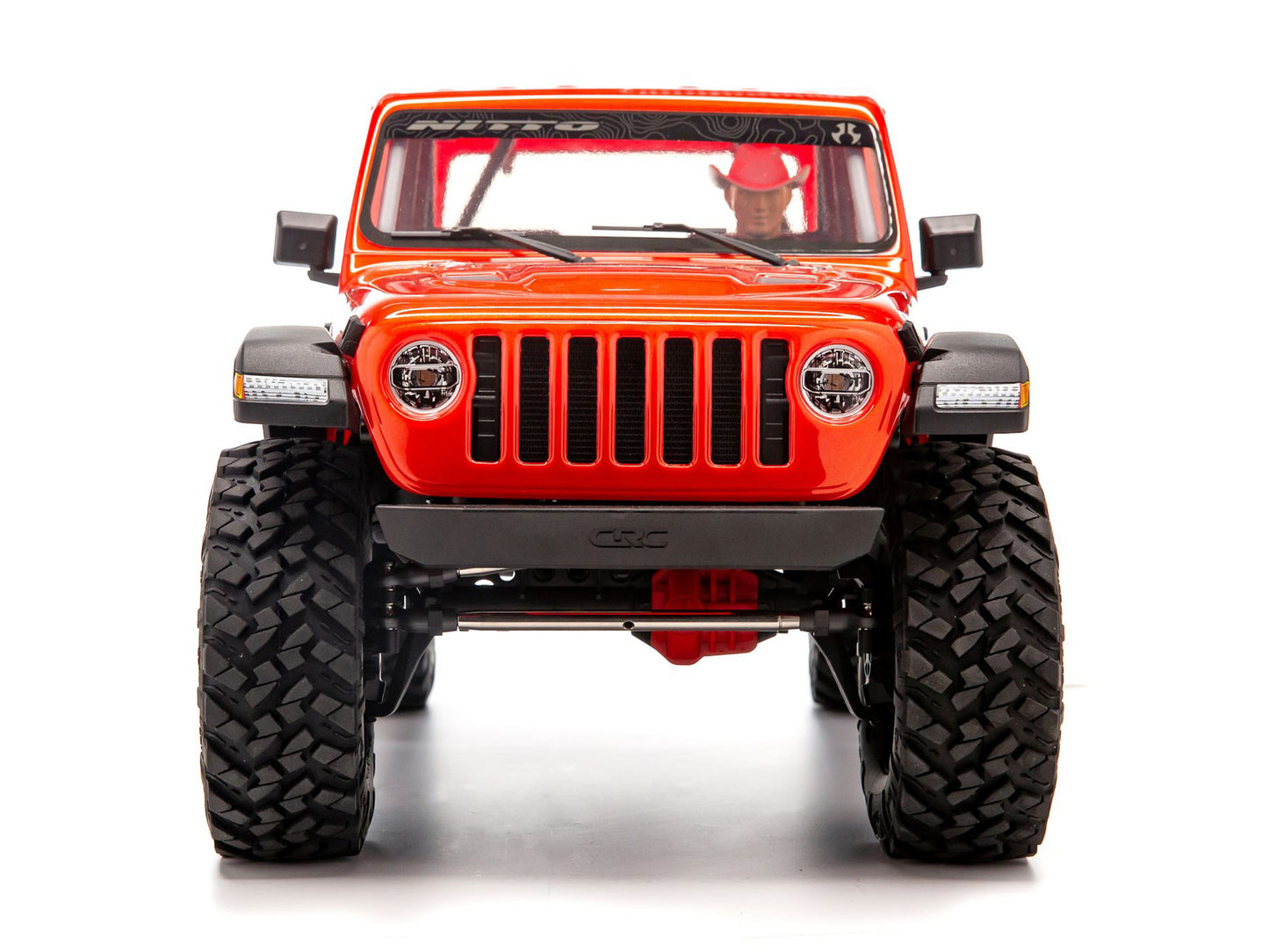 1/10 SCX10III Jeep JLU Wrangler with Portals RTR, Orange