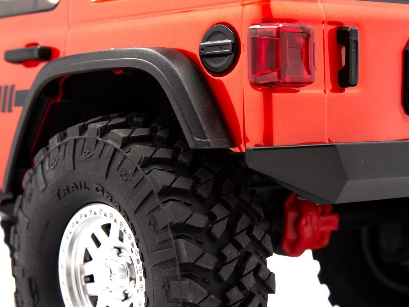 1/10 SCX10III Jeep JLU Wrangler with Portals RTR, Orange