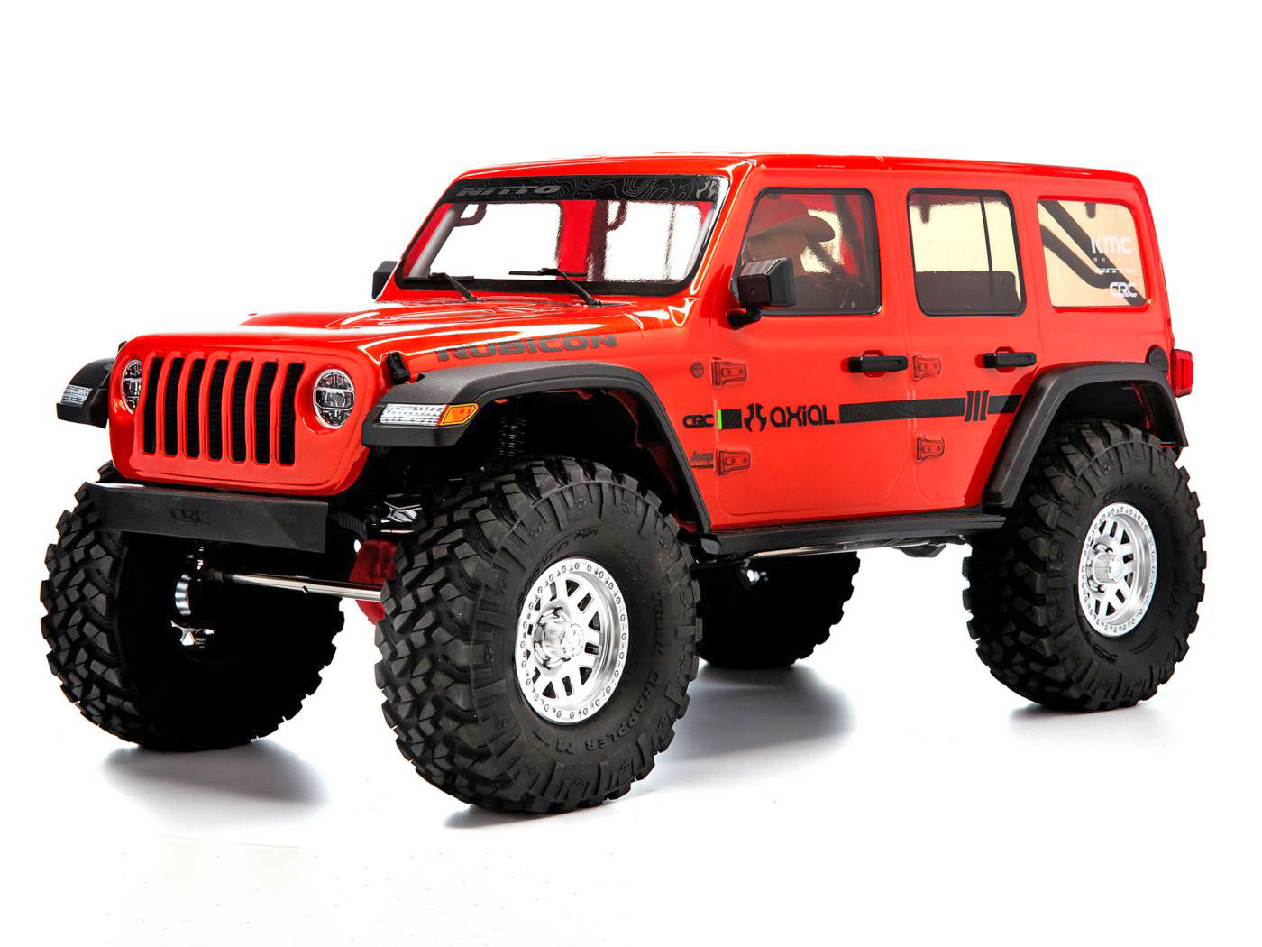 1/10 SCX10III Jeep JLU Wrangler with Portals RTR, Orange