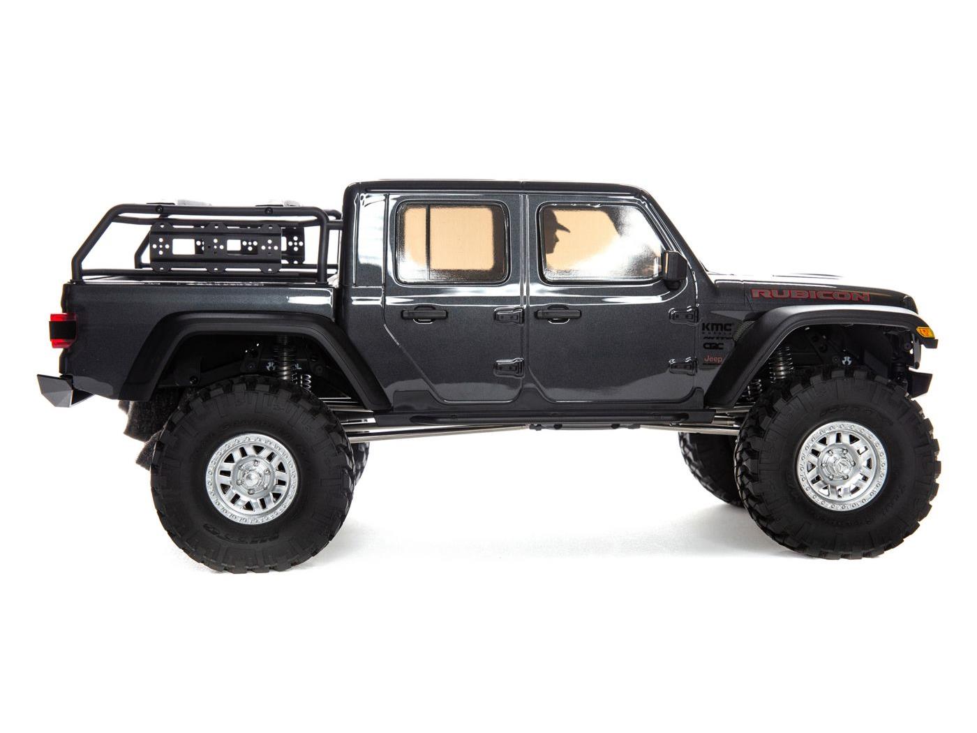 1/10 SCX10III Jeep JT Gladiator with Portals RTR, Grey