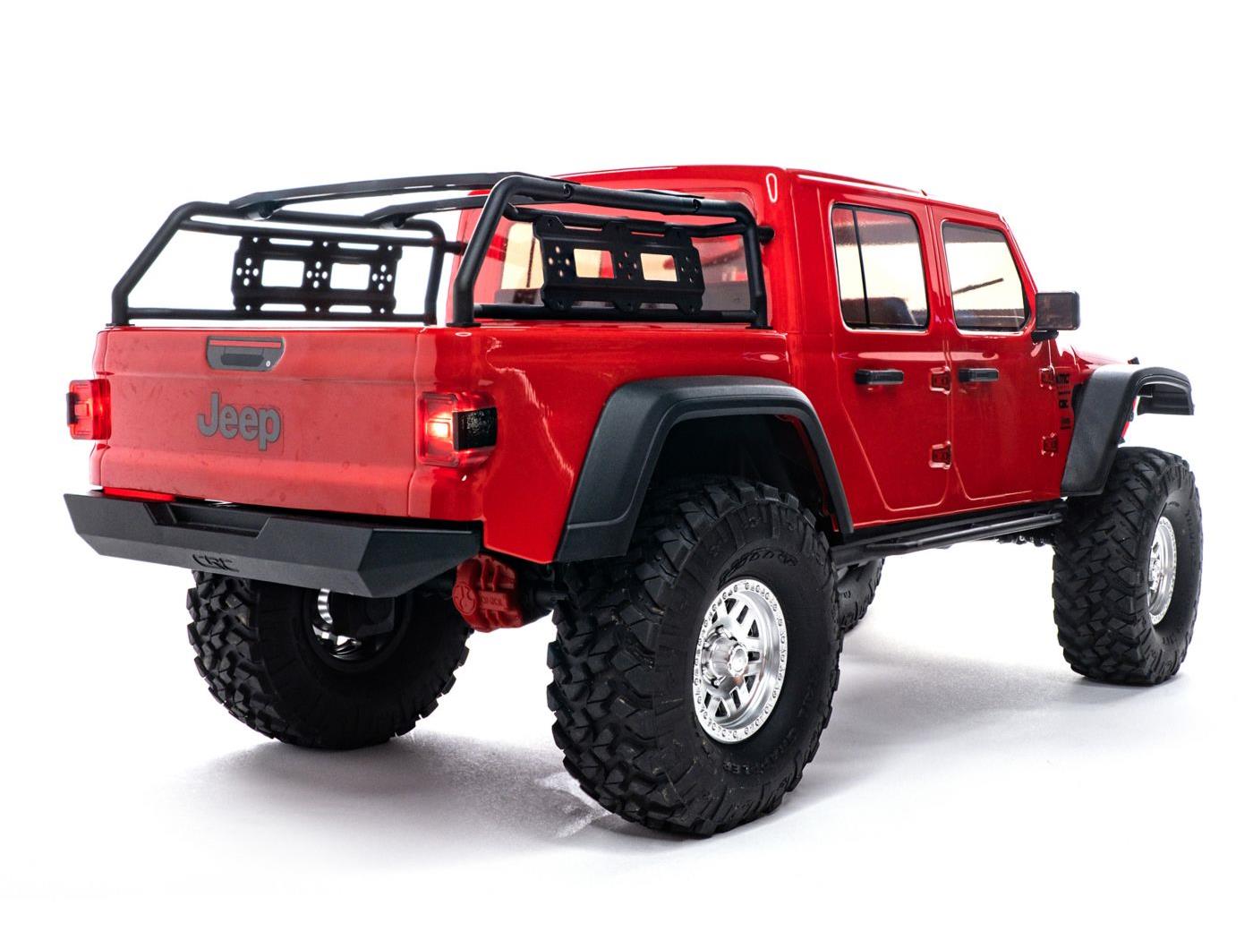 1/10 SCX10III Jeep JT Gladiator with Portals RTR, Red