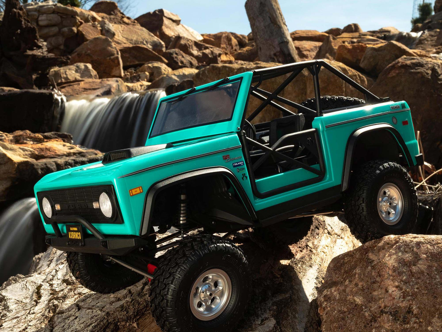 1/10 SCX10III Early Ford Bronco 4WD RTR, Teal