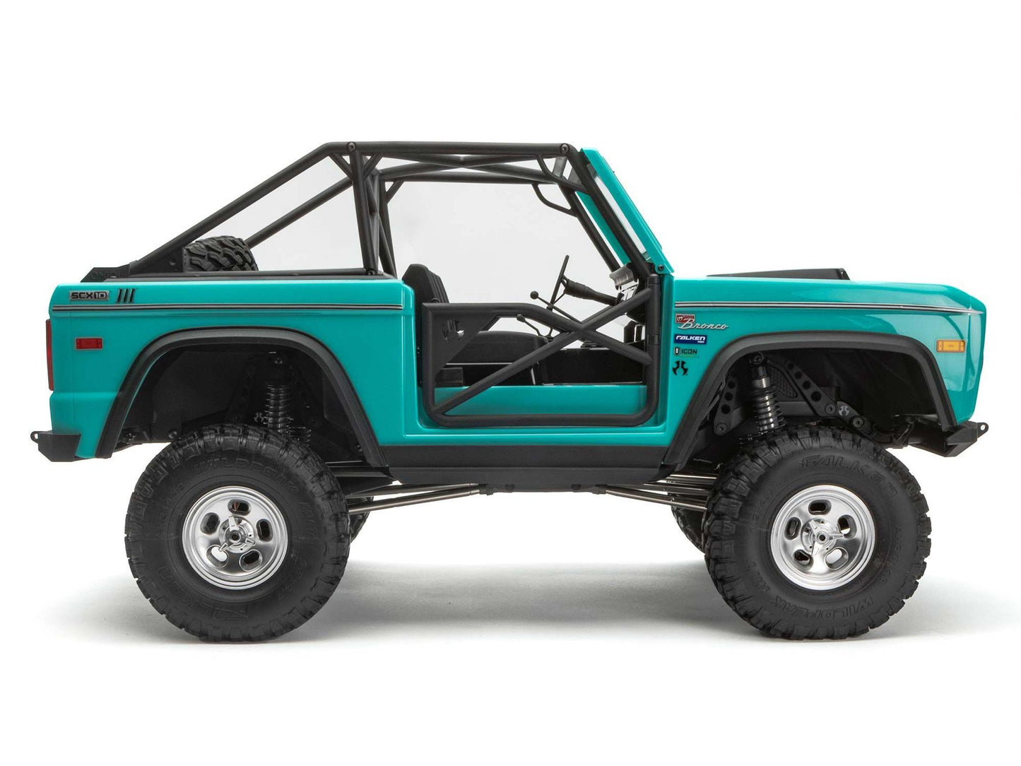 1/10 SCX10III Early Ford Bronco 4WD RTR, Teal