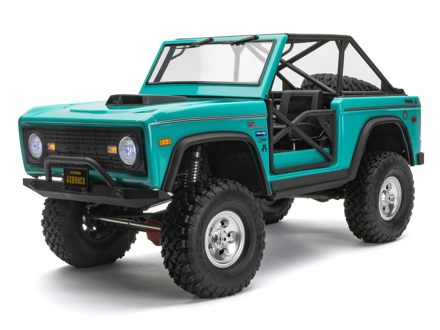 1/10 SCX10III Early Ford Bronco 4WD RTR, Teal