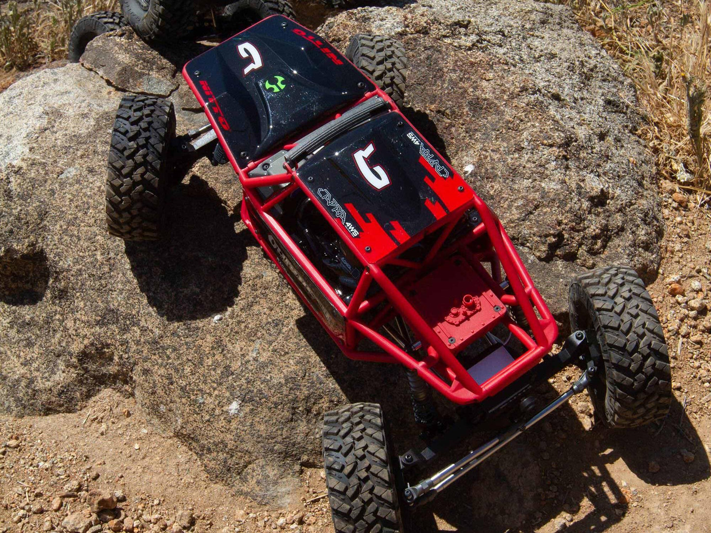 1/10 Axial Capra 1.9 4WS Unlimited Trail Buggy RTR, Red