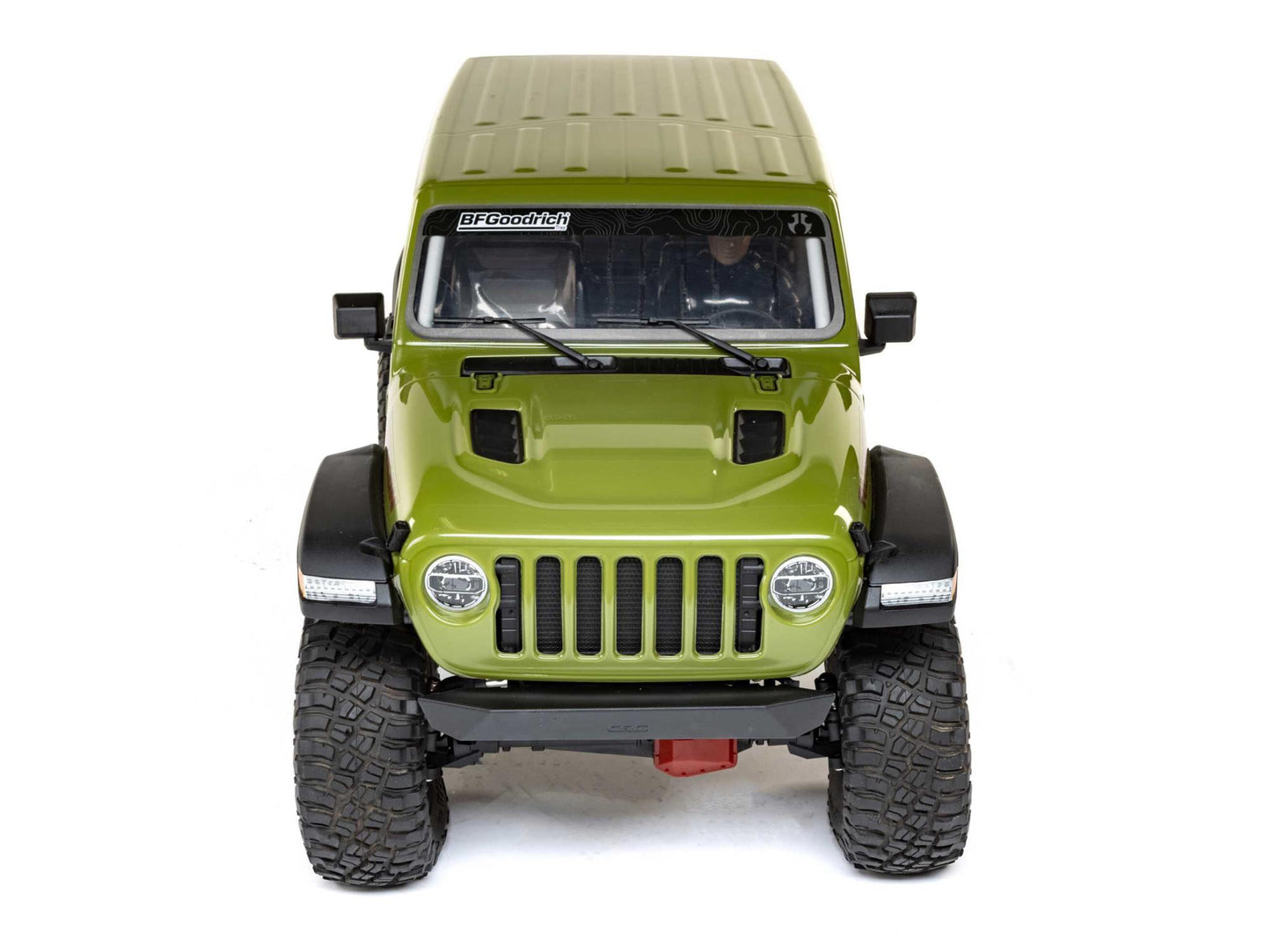 1/6 SCX6 Jeep JLU Wrangler 4WD Rock Crawler RTR: Green